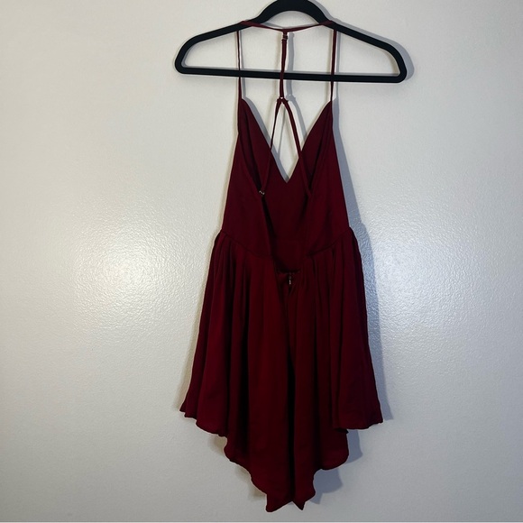 NBD | Revolve Party Girl mini babydoll dress Berry Red Women’s size S open back - Picture 6 of 12